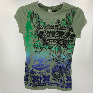 Ransom Glitter Embellished Graphic T-Shirt